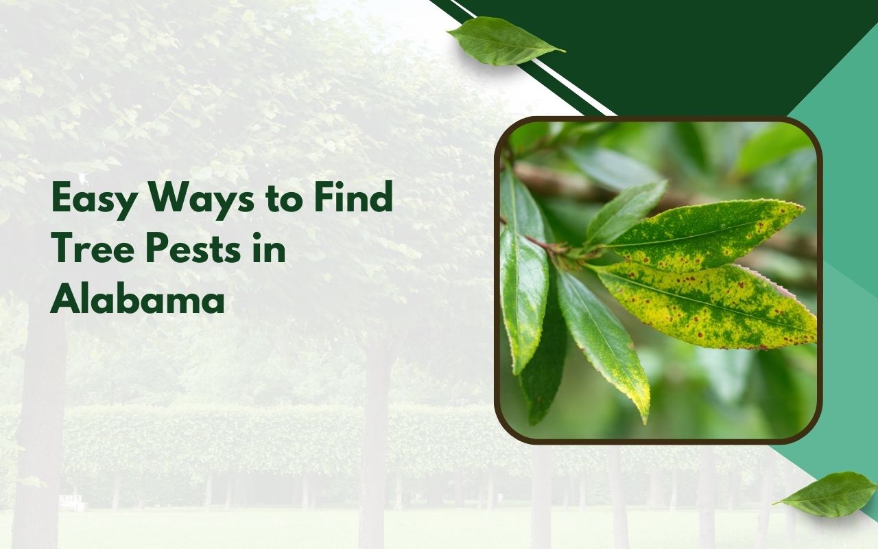 Leaf discoloration and early warning signs for how to spot tree pests in Alabama