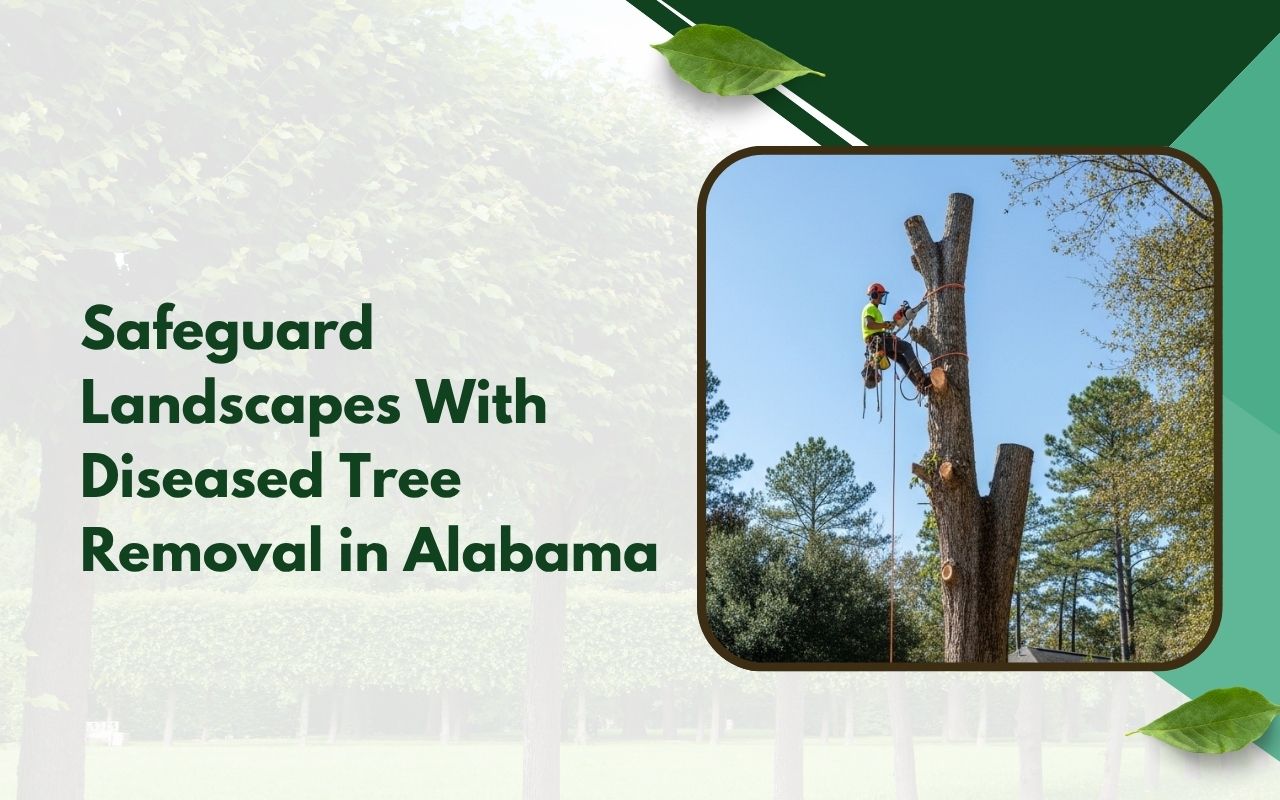 Diseased tree removal in Alabama for a safer residential yard