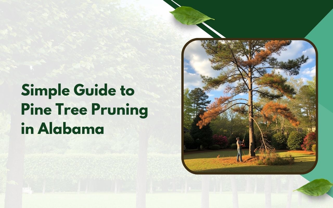 safe pine tree pruning in Alabama for residential properties
